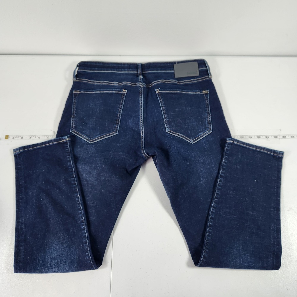 Mavi Jake Slim Leg Jeans Mens 34x30 Dark Indigo Organic Cotton Stretch Denim - Picture 2 of 10